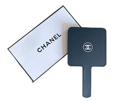 hand held chanel mirror